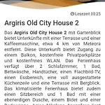 Dom wakacyjny Argiris Old House 2 *