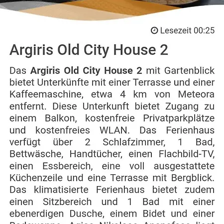Feriehus Argiris Old House 2 *